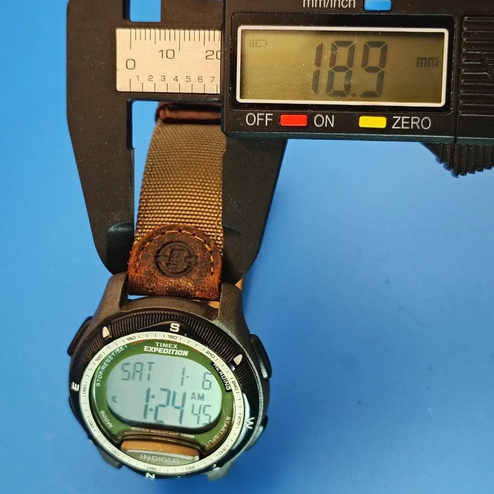 Vintage 2004 Timex‎ Expedition Indiglo Digital Compass Mens Quartz Field Watch